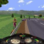 ロードラッシュのゲーム画面