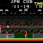 スーパーバレーボールのゲーム画面