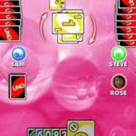 Unoのゲーム画面