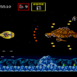 ダライアスIIのゲーム画面
