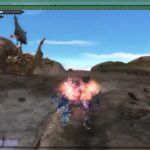 モンスターハンター フロンティアGG プレミアムパッケージのゲーム画面