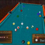 サイドポケット3 3Dポリゴンビリヤードのゲーム画面