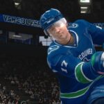 NHL 2K9のゲーム画面