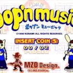 ポップンミュージックのゲーム画面