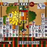 SIMPLE1500シリーズ Vol.46 THE 麻雀落ちゲー 落雀のゲーム画面