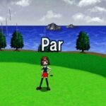 SIMPLE1500シリーズ Vol.65 THE ゴルフのゲーム画面