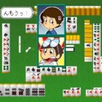 SIMPLEキャラクター2000シリーズ Vol.06 ど根性ガエル THE 麻雀のゲーム画面