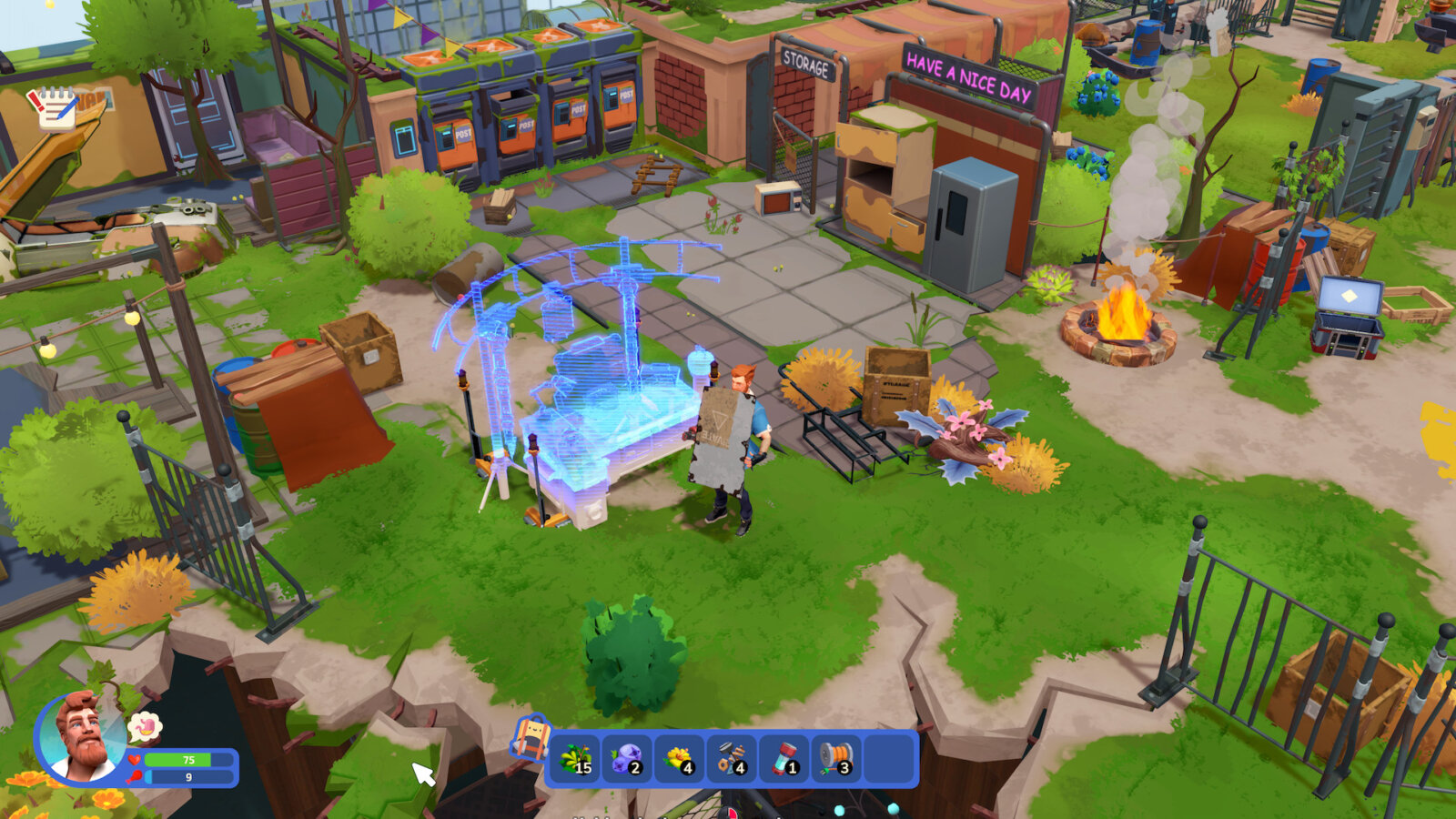 I Am Future: Cozy Apocalypse Survivalのゲーム画面