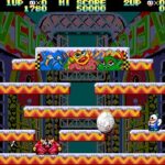 スノーブラザーズのゲーム画面