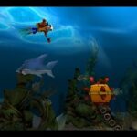 クラッシュ・バンディクー3 ブッとび!世界一周のゲーム画面