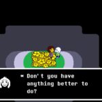 UNDERTALEのゲーム画面
