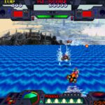 バーニングフォースのゲーム画面