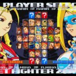 ストリートファイターZERO3のゲーム画面