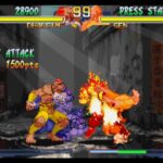 ストリートファイターZERO2のゲーム画面