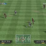 Jリーグウイニングイレブン5のゲーム画面