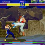 ストリートファイターZEROのゲーム画面
