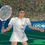 グランド・ストローク ADVANCED TENNIS GAMEのゲーム画面