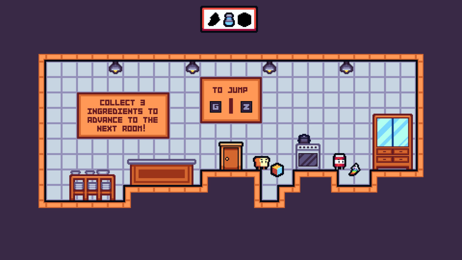 Jelly & Toastのゲーム画面