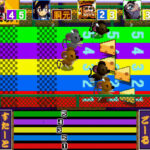 慶応遊撃隊外伝 蘭末ちゃんの大江戸すごろくのゲーム画面