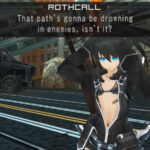 ブラック★ロックシューター THE GAMEのゲーム画面
