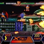 70年代風ロボットアニメ ゲッP-Xのゲーム画面