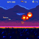 HAWK F-123のゲーム画面