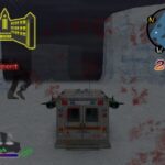 SIMPLE2000シリーズ Vol.95 THE ゾンビV.S.救急車のゲーム画面