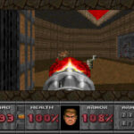 DOOMのゲーム画面