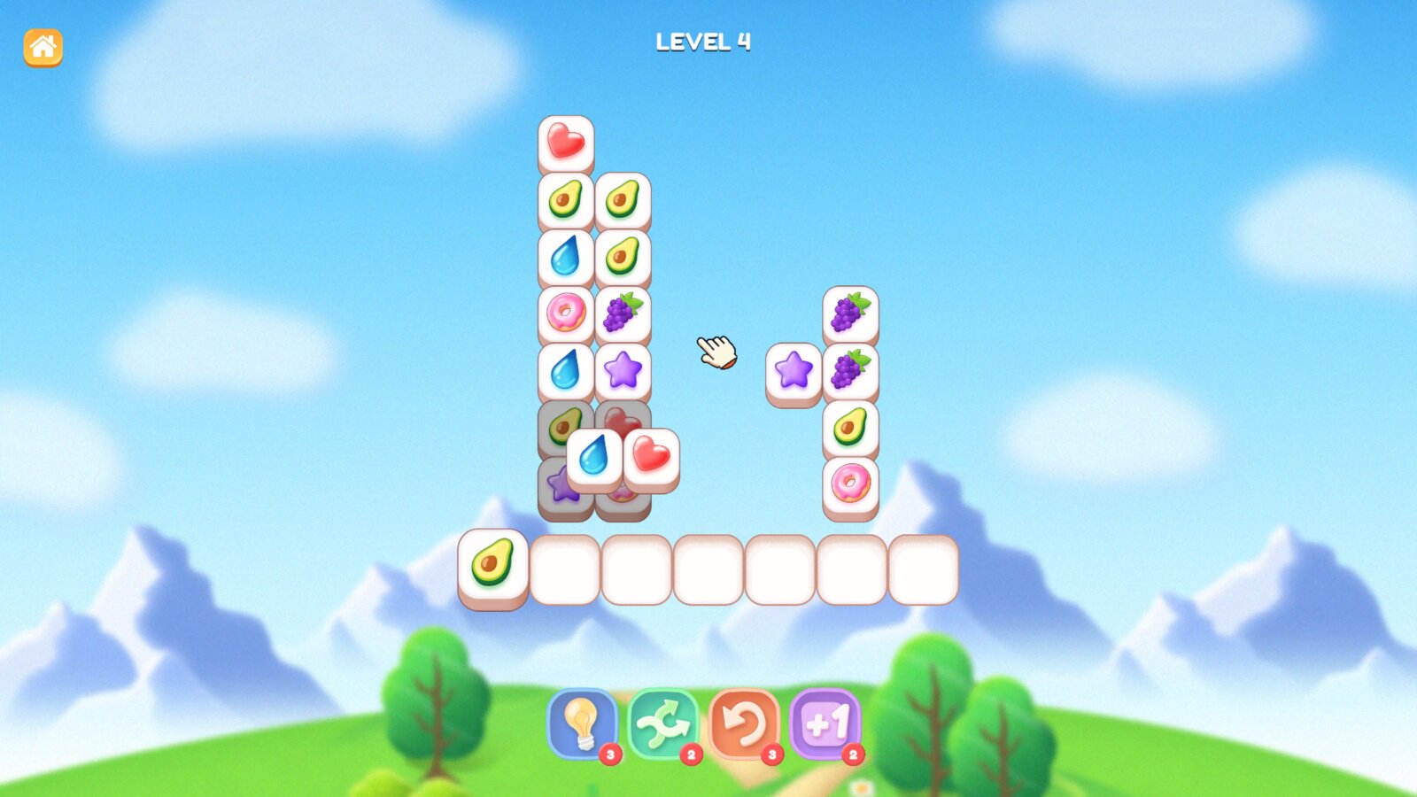 Tile Jongのゲーム画面