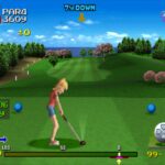 みんなのGOLF2のゲーム画面