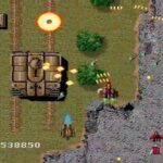 スーパー雷電のゲーム画面
