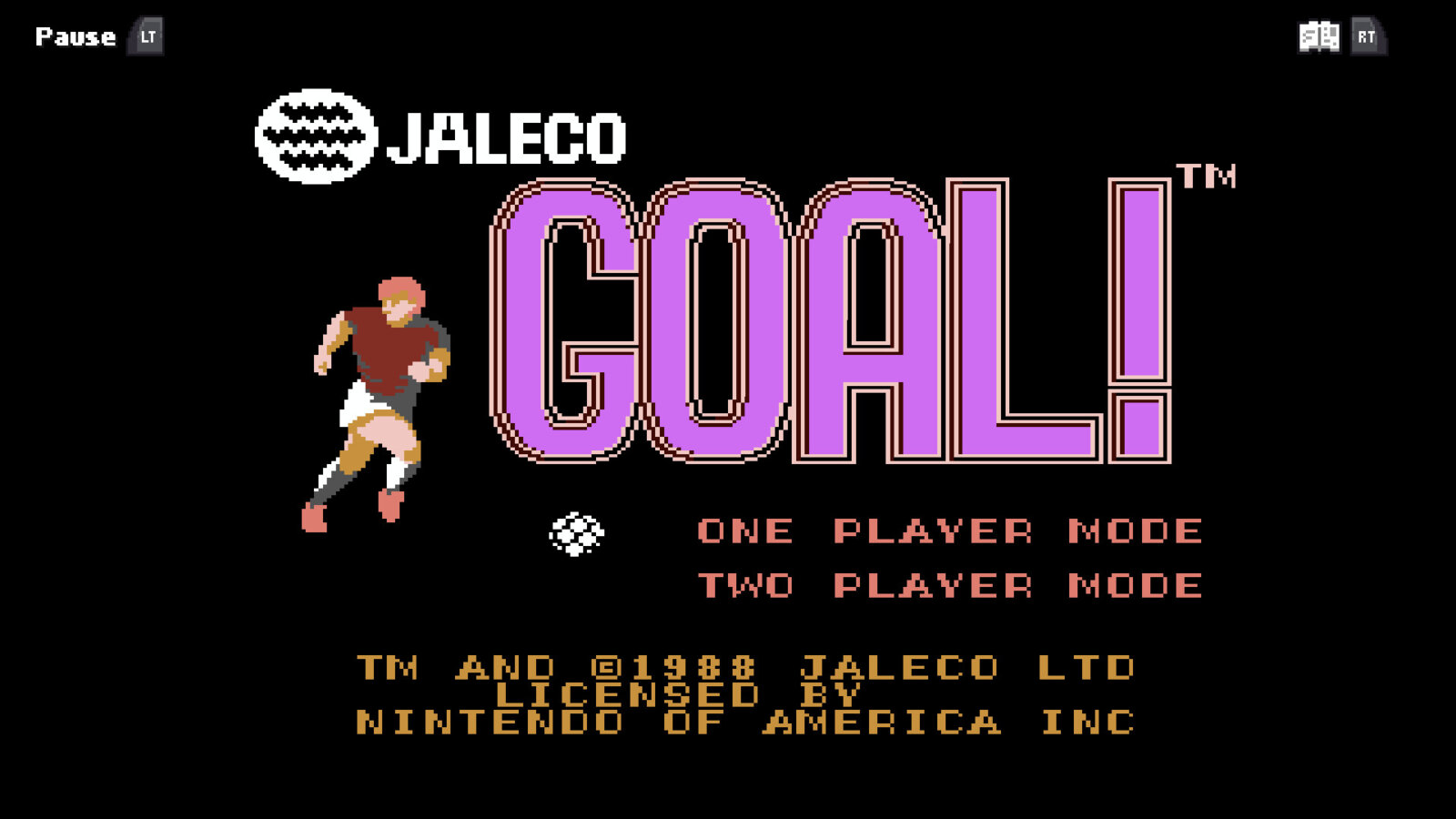 Jaleco Sports: Goal!のゲーム画面