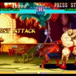 MARVEL VS. CAPCOM CLASH OF SUPER HEROES EX EDITIONのゲーム画面