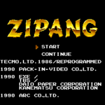 ZIPANGのゲーム画面
