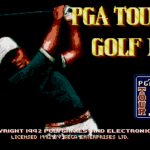 PGAツアーゴルフIIのゲーム画面