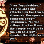 疾風のうさぎ丸 -恵みの珠と封魔の印-のゲーム画面