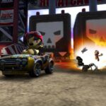ModNation 無限のカート王国 ポータブルのゲーム画面