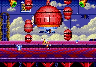 ダイナマイトヘッディーのゲーム画面
