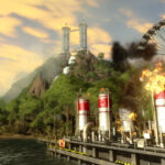 ジャストコーズ2のゲーム画面